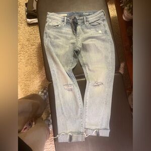Gap girlfriend crop jeans